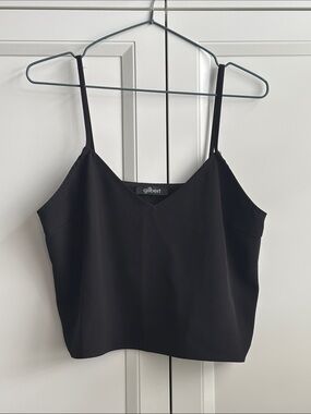 Black V-Neck Spaghetti Strap Camisole